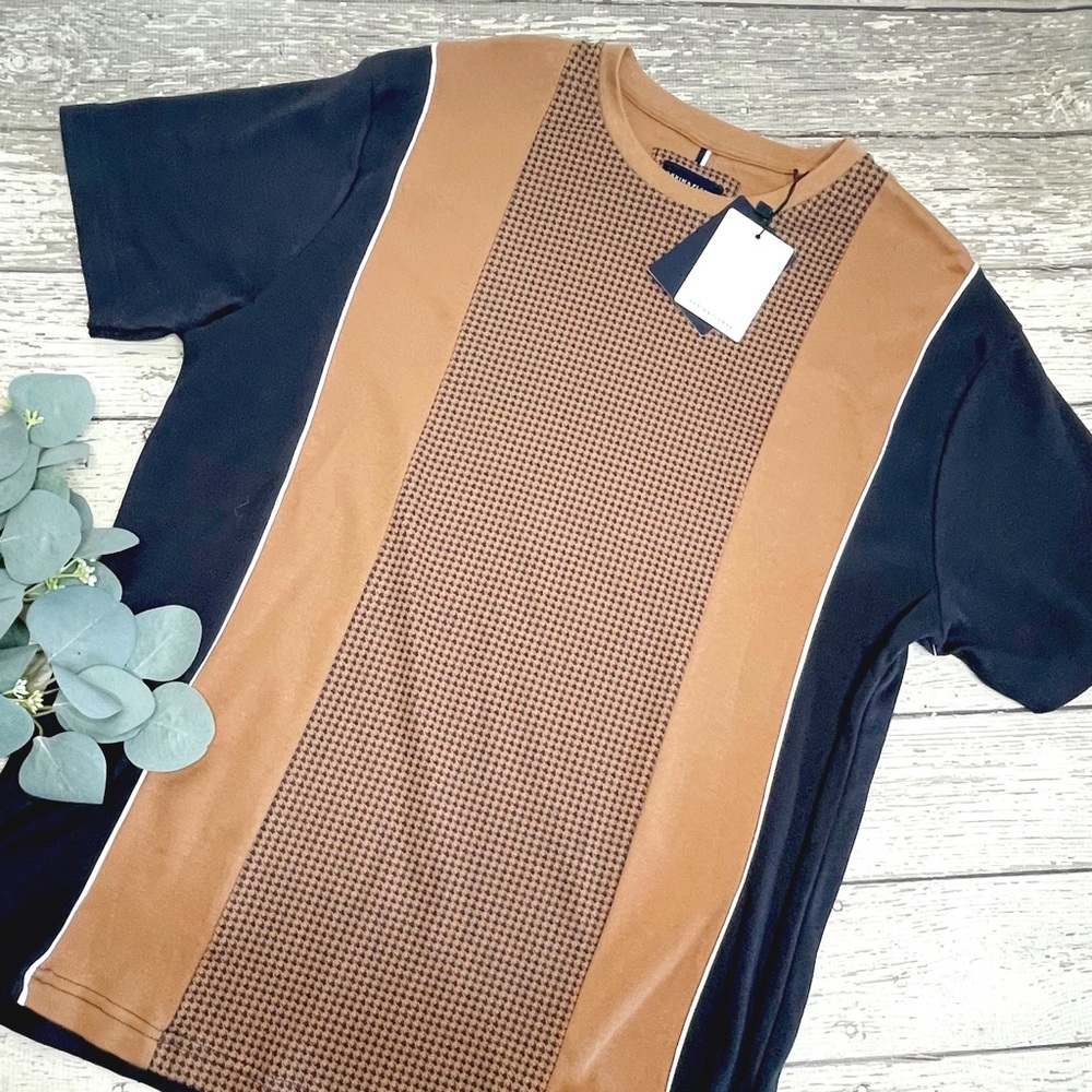 Denim & Flower Ricky Singh Houndstooth Tee Shirt